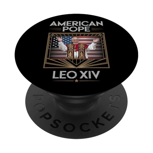 Papst Leo XIV. Amerikanischer Papst Katholisch Christlich PopSockets Klebender PopGrip Papst Leo XIV. Amerikanischer Papst Katholisch Christlich PopSockets Klebender PopGrip von Cardinal Robert Prevost Pope Leo XIV Tees & Gifts