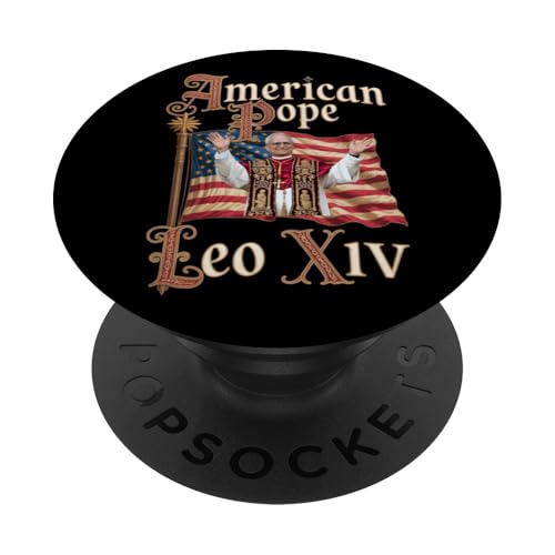 Papst Leo XIV. Amerikanischer Papst Katholisch Christlich PopSockets Klebender PopGrip Papst Leo XIV. Amerikanischer Papst Katholisch Christlich PopSockets Klebender PopGrip von Cardinal Robert Prevost Pope Leo XIV Tees & Gifts