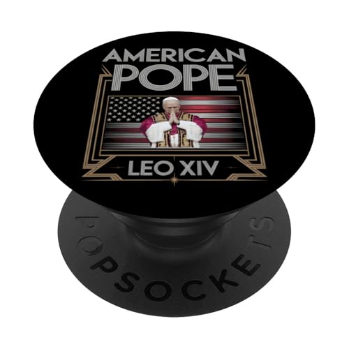 Papst Leo XIV. Amerikanischer Papst Katholisch Christlich PopSockets Klebender PopGrip Papst Leo XIV. Amerikanischer Papst Katholisch Christlich PopSockets Klebender PopGrip von Cardinal Robert Prevost Pope Leo XIV Tees & Gifts