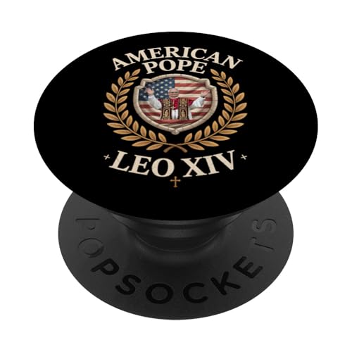 Papst Leo XIV. Amerikanischer Papst Katholisch Christlich PopSockets Klebender PopGrip Papst Leo XIV. Amerikanischer Papst Katholisch Christlich PopSockets Klebender PopGrip von Cardinal Robert Prevost Pope Leo XIV Tees & Gifts