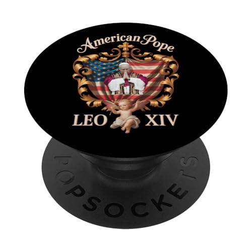Papst Leo XIV. Amerikanischer Papst Katholisch Christlich PopSockets Klebender PopGrip Papst Leo XIV. Amerikanischer Papst Katholisch Christlich PopSockets Klebender PopGrip von Cardinal Robert Prevost Pope Leo XIV Tees & Gifts