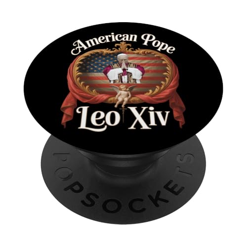 Papst Leo XIV. Amerikanischer Papst Katholisch Christlich PopSockets Klebender PopGrip Papst Leo XIV. Amerikanischer Papst Katholisch Christlich PopSockets Klebender PopGrip von Cardinal Robert Prevost Pope Leo XIV Tees & Gifts