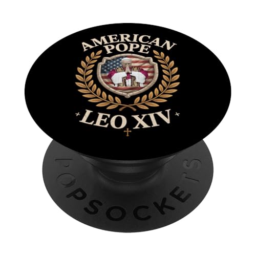 Papst Leo XIV. Amerikanischer Papst Katholisch Christlich PopSockets Klebender PopGrip Papst Leo XIV. Amerikanischer Papst Katholisch Christlich PopSockets Klebender PopGrip von Cardinal Robert Prevost Pope Leo XIV Tees & Gifts