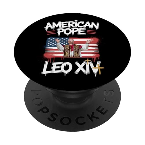 Papst Leo XIV. Amerikanischer Papst Katholisch Christlich PopSockets Klebender PopGrip Papst Leo XIV. Amerikanischer Papst Katholisch Christlich PopSockets Klebender PopGrip von Cardinal Robert Prevost Pope Leo XIV Tees & Gifts