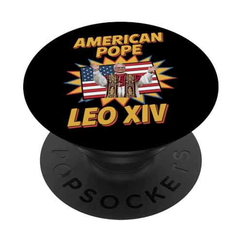 Papst Leo XIV. Amerikanischer Papst Katholisch Christlich PopSockets Klebender PopGrip Papst Leo XIV. Amerikanischer Papst Katholisch Christlich PopSockets Klebender PopGrip von Cardinal Robert Prevost Pope Leo XIV Tees & Gifts