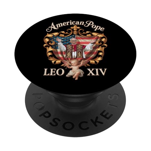 Papst Leo XIV. Amerikanischer Papst Katholisch Christlich PopSockets Klebender PopGrip Papst Leo XIV. Amerikanischer Papst Katholisch Christlich PopSockets Klebender PopGrip von Cardinal Robert Prevost Pope Leo XIV Tees & Gifts