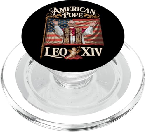 Papst Leo XIV. Amerikanischer Papst Katholisch Christlich PopSockets PopGrip für MagSafe Papst Leo XIV. Amerikanischer Papst Katholisch Christlich PopSockets PopGrip für MagSafe von Cardinal Robert Prevost Pope Leo XIV Tees & Gifts