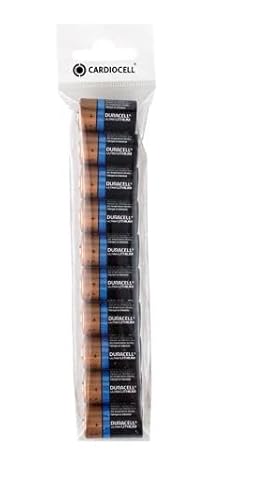 Folienbeutel von Cardiocell® bestückt mit 10x Duracell CR 2 Lithium 3V Batterien CR17355 für Taschenlampen, Foto, Camcorder, Alarmanlage, Rauchmelder, Kameras, Spielzeug von Cardiocell