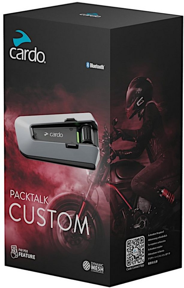 Cardo Packtalk Custom Kommunikationssystem Einzelset Motorrad-Navigationsgerät Cardo Packtalk Custom Kommunikationssystem Einzelset Motorrad-Navigationsgerät von Cardo