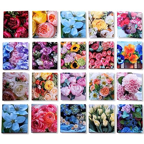 Cards & Crafts 20 Blanko Blumenkarten ohne Text mit Umschläge - Grußkarten-Set mit Briefumschlägen Cards & Crafts 20 Blanko Blumenkarten ohne Text mit Umschläge - Grußkarten-Set mit Briefumschlägen von Cards & Crafts