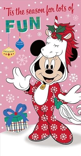 Carlton Cards Disney Minnie Mouse Weihnachtskarte f�r Geldb�rse � "Tis The Season for Lots of Fun" von Cards