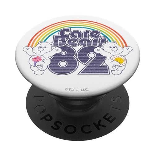 Care Bears 82 Rainbow With Share Bear And Cheer Bear PopSockets mit austauschbarem PopGrip von Care Bears