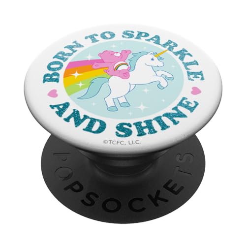 Care Bears Born To Sparkle And Shine With Cheer Bear PopSockets mit austauschbarem PopGrip von Care Bears