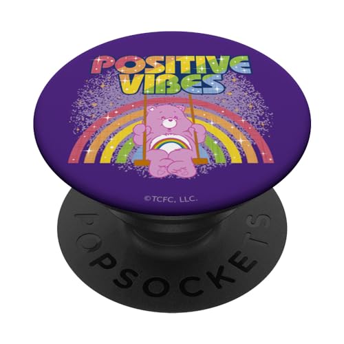 Care Bears Positive Vibes Rainbow With Cheer Bear PopSockets mit austauschbarem PopGrip von Care Bears