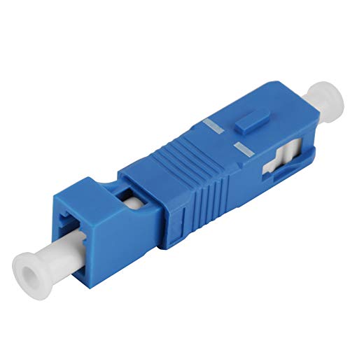 Sc-Lc-Stecker auf Buchse Fiber Optic Hybrid Adapter Connector für Glasfaserkabel, Glasfaseradapter Fiber Optic Optisches Gerät Elektrisches Zubehör für Netzwerk und optische Kommunikation von Caredy