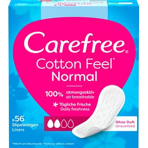 Carefree Slipeinlagen Normal Cotton Feel ohne Duft für Slip, 56 St. Carefree Slipeinlagen Normal Cotton Feel ohne Duft für Slip, 56 St. von Carefree