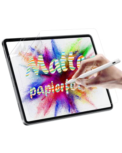 Carehabi 3 Stück Papier Folie für iPad 9/8/7 Generation (10.2 Zoll, 2021/2020/2019) Matte Papierfolie Schutzfolie Schreibfolie Displayschutz,HD Klar,Schreiben und Notizen machen wie auf Papier von Carehabi