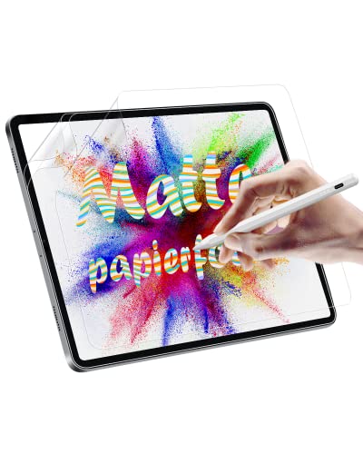 Carehabi Pack of 3 Paper Film for iPad 9/8/7 Generation (10.2 Inch, 2021/2020/2019) Protective Film Writing Film Screen Protector, HD Clear, Writing and Making Notes Like on Paper von Carehabi