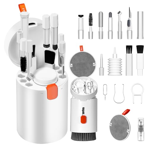 Tastatur Reinigungsset 20 in 1 Handy Reinigungsset PC Reinigungsset mit Bürste Kopfhörer Reinigungsset für AirPods 1/2/3/Pro, PC Reinigungsset Zubehör für Laptop, Handys, Tastatur, Ohrhörer, Kamera Tastatur Reinigungsset 20 in 1 Handy Reinigungsset PC Reinigungsset mit Bürste Kopfhörer Reinigungsset für AirPods 1/2/3/Pro, PC Reinigungsset Zubehör für Laptop, Handys, Tastatur, Ohrhörer, Kamera von Carehabi