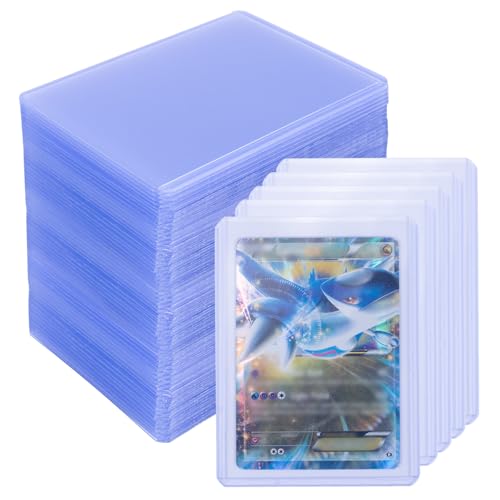 Transparente Kartenschutzhüllen 100 er Set Card Sleeves Clear Regular Dicke Sammelkartenhüllen Geeignet für Sportkarten, Sammelkarten, MTG, Pokemon Magic von Carehabi