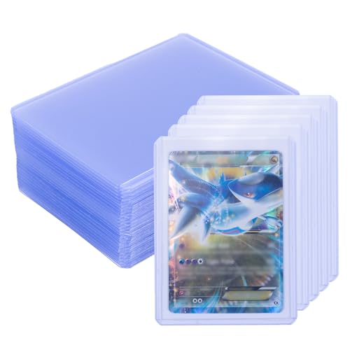 Transparente Kartenschutzhüllen 30er Set Card Sleeves Clear Regular Dicke Sammelkartenhüllen Geeignet für Sportkarten, Sammelkarten, MTG, Pokemon Magic von Carehabi