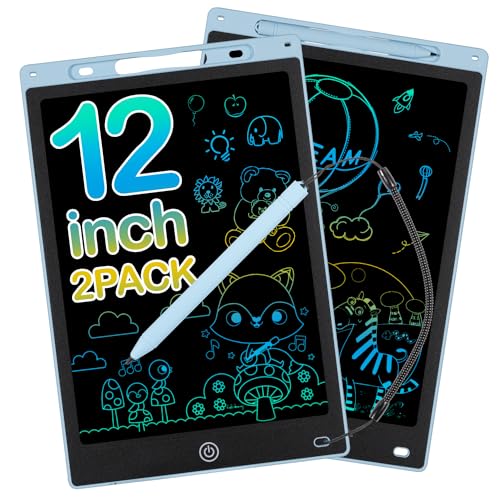 Zaubertafel LCD Schreibtafel Kinder 12 Zoll Maltafel Zaubertafel ab 2 3 4 5 6 Jahre alt Junge Mädchen Bunte Bildschirm Schreibtablett Wiederholtes Schreiben und Zeichnen Blau 2 Stück Zaubertafel LCD Schreibtafel Kinder 12 Zoll Maltafel Zaubertafel ab 2 3 4 5 6 Jahre alt Junge Mädchen Bunte Bildschirm Schreibtablett Wiederholtes Schreiben und Zeichnen Blau 2 Stück von Carehabi