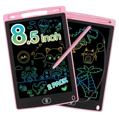 Zaubertafel LCD Schreibtafel Kinder 8,5 Zoll Maltafel Zaubertafel ab 2 3 4 5 6 Jahre alt Junge Mädchen Bunte Bildschirm Schreibtablett Wiederholtes Schreiben und Zeichnen Rosa 2 Stück Zaubertafel LCD Schreibtafel Kinder 8,5 Zoll Maltafel Zaubertafel ab 2 3 4 5 6 Jahre alt Junge Mädchen Bunte Bildschirm Schreibtablett Wiederholtes Schreiben und Zeichnen Rosa 2 Stück von Carehabi