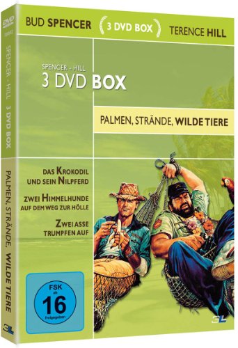 Bud Spencer & Terence Hill - Box: Palmen, Strände, wilde Tiere [3 DVDs] von Cargo