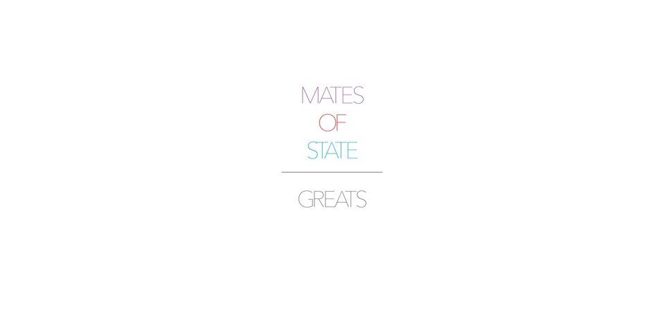 Cargo Hörspiel-CD Mates Of State: Greats von Cargo