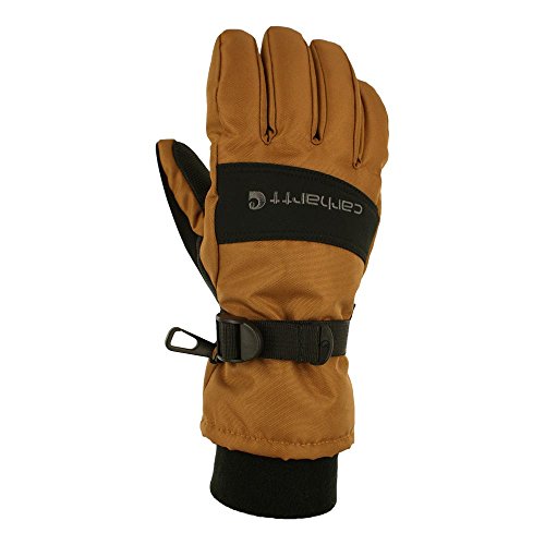 Carhartt Men's W.P. Waterproof Insulated Work Glove, Brown/Black, Large von Carhartt
