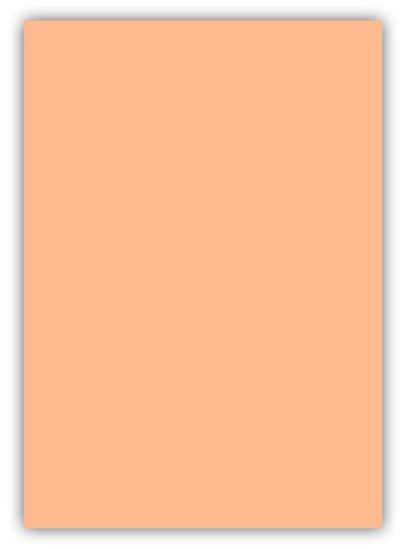 100 Blatt farbiges Premium Briefpapier Caribic Format DIN A4 (210 x 297 mm) Farbe Briefbogen Apricot Aprikose Hellorange, Karibik Papier (CAR-743) von Caribic