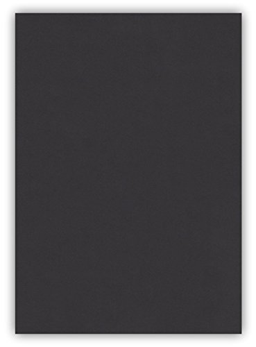 100 Blatt farbiges Premium Briefpapier Caribic Format DIN A4 (210 x 297 mm) Farbe Briefbogen Schwarz, Karibik Papier (CAR-797) von Caribic