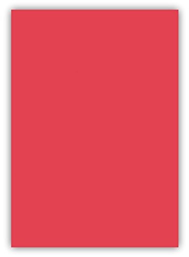 25 Blatt farbiges Premium Briefpapier Caribic Format DIN A4 (210 x 297 mm) Farbe Briefbogen Cadmium rot, Karibik Papier (CAR-765) von Caribic