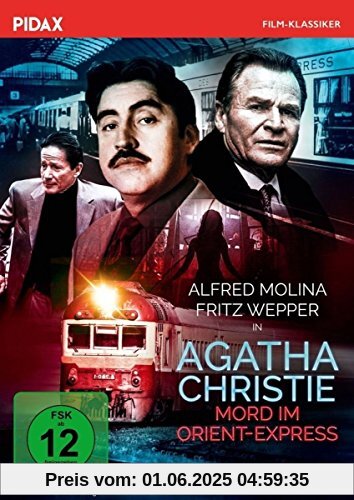 Agatha Christie: Mord im Orient-Express / Spannender Verfilmung des gleichnamigen Krimi-Bestsellers mit Starbesetzung (Pidax Film-Klassiker) von Carl Schenkel