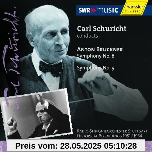 Symphonie Nr. 8+9 von Carl Schuricht