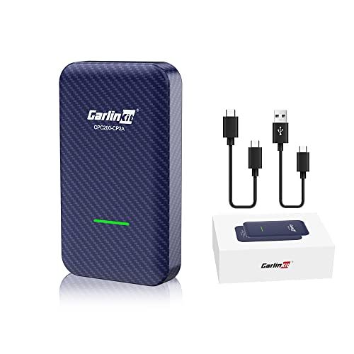 Carlinkit 4.0 Wireless Apple CarPlay & Android Auto 2-in-1-Adapter, für kabelgebundene CarPlay-Autos Modelljahr: 2016–2024, Plug & Play, unterstützt Online-Update Carlinkit 4.0 Wireless Apple CarPlay & Android Auto 2-in-1-Adapter, für kabelgebundene CarPlay-Autos Modelljahr: 2016–2024, Plug & Play, unterstützt Online-Update von Carlinkit