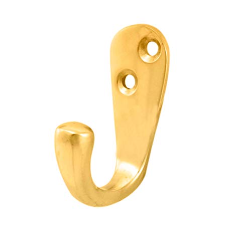 Carlisle Brass AA26 Viktorianischer Kleiderhaken, Messing, poliert, 46 x 19 mm Carlisle Brass AA26 Viktorianischer Kleiderhaken, Messing, poliert, 46 x 19 mm von Carlisle Brass