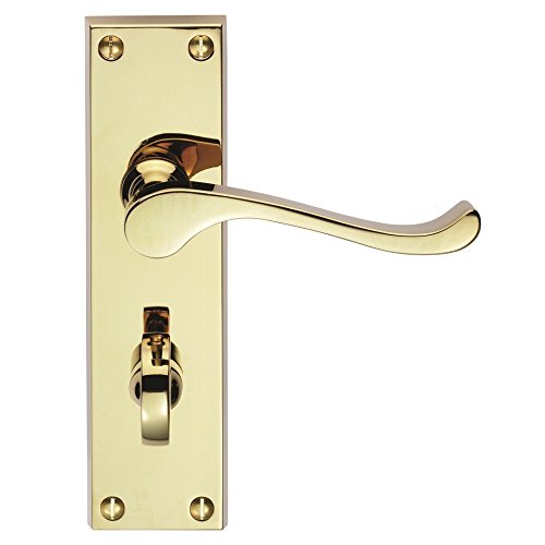 Carlisle Brass CBS55WC Türklinke aus poliertem Messing, viktorianischer Stil, 120 x 40 mm Carlisle Brass CBS55WC Türklinke aus poliertem Messing, viktorianischer Stil, 120 x 40 mm von Carlisle Brass