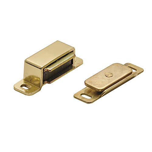 Carlisle Brass FTD840EB Fingertip Superior Stahl Magnetverschluss, 6 kg Zugkraft, elektromessingfarben, 46 x 15 x 14 mm von Carlisle Brass