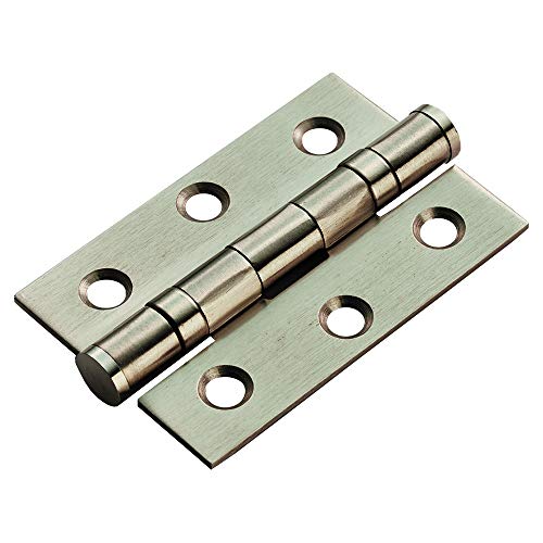 Carlisle Brass HIN1322SNP Eurospec Kugellagerscharnier, satiniert vernickelt, 76 x 51 x 2 mm von Carlisle Brass