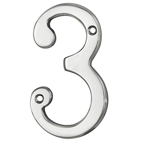 Carlisle Brass N3CP Nummer 3, poliertes Chrom, 76 mm Carlisle Brass N3CP Nummer 3, poliertes Chrom, 76 mm von Carlisle Brass