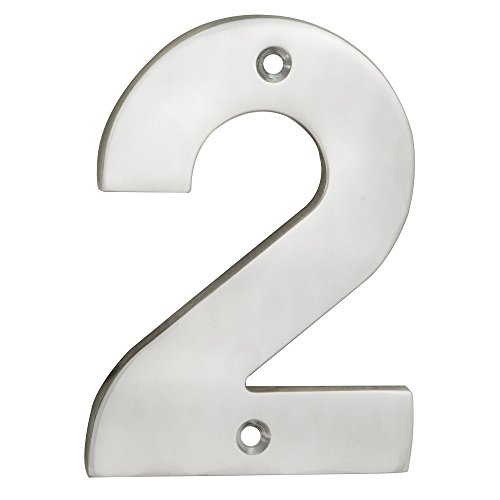 Carlisle Brass NUM10102SSS Euro Spec Zahlen Nummer 2, satinierter Edelstahl, 69 x 100 x 5 mm Carlisle Brass NUM10102SSS Euro Spec Zahlen Nummer 2, satinierter Edelstahl, 69 x 100 x 5 mm von Carlisle Brass
