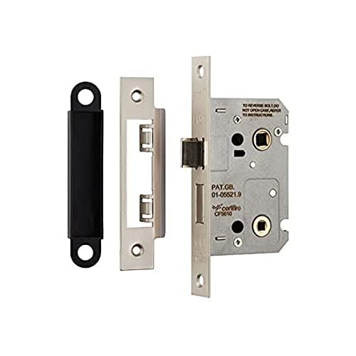 Eurospec Easi-T BAE5025SN Badezimmerschloss, satiniertes Nickel, 64 mm Breite Eurospec Easi-T BAE5025SN Badezimmerschloss, satiniertes Nickel, 64 mm Breite von Carlisle Brass