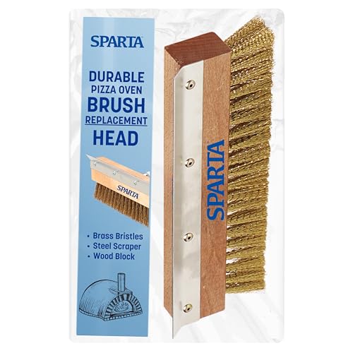 Carlisle 4029300 Pizzaofenbürste mit Schaber, nur Kopf, 25,4 cm, Messing Carlisle 4029300 Pizzaofenbürste mit Schaber, nur Kopf, 25,4 cm, Messing von Carlisle FoodService Products