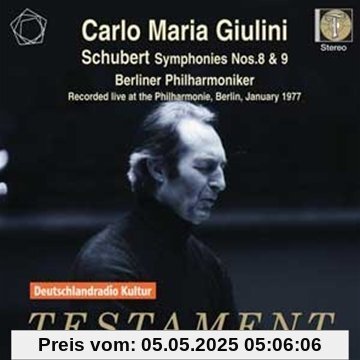 Schubert: Sinfonie Nr.8 h-Moll D.759/Sinfonie Nr.9 C-Dur D.944 von Carlo Maria Giulini