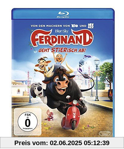 Ferdinand: Geht STIERisch ab! [Blu-ray] von Carlos Saldanha