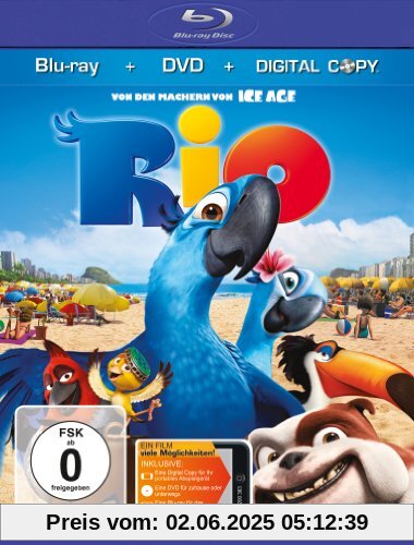 Rio (+ DVD & Digital Copy) [Blu-ray] von Carlos Saldanha