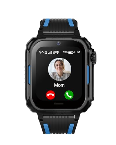 Carneedi 4G Kinder Smartwatch mit GPS und Telefon Uhr WiFi Videoanruf Kamera SOS Schulmodus Wasserdicht Kinderuhr für Jungen und Mädchen 5–16 Jahren (Blau) Carneedi 4G Kinder Smartwatch mit GPS und Telefon Uhr WiFi Videoanruf Kamera SOS Schulmodus Wasserdicht Kinderuhr für Jungen und Mädchen 5–16 Jahren (Blau) von Carneedi