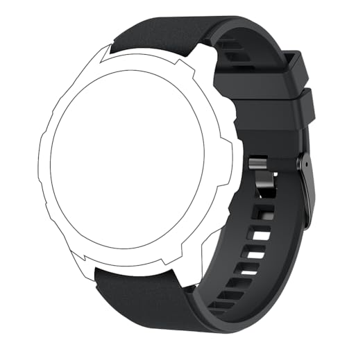 Carneedi Uhrenarmband 22mm Smartwatch Herren (Schwarz) von Carneedi