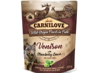 Carnilove Pouch Pate Venison with Strawberry Leaves 300 g - (12 pk/ps) von Carni Love